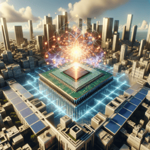 a computer generated image of a city