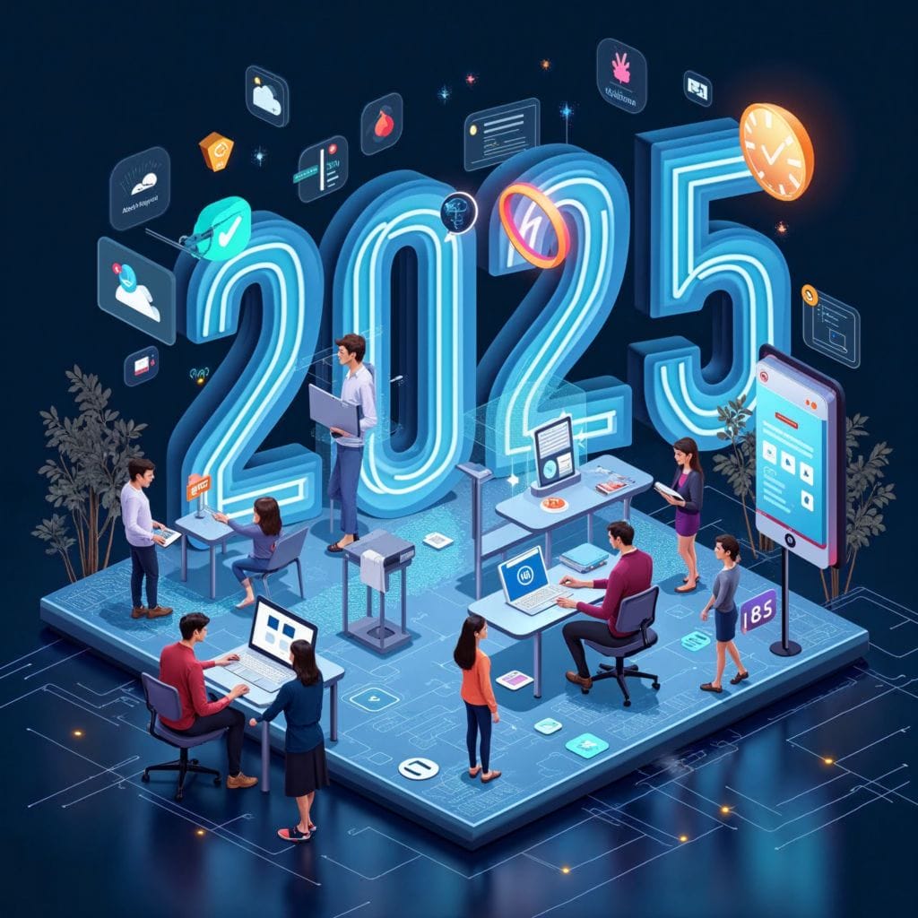 Imagen que simboliza Las 7 Tendencias Digitales que Transformarán tu Negocio en 2025