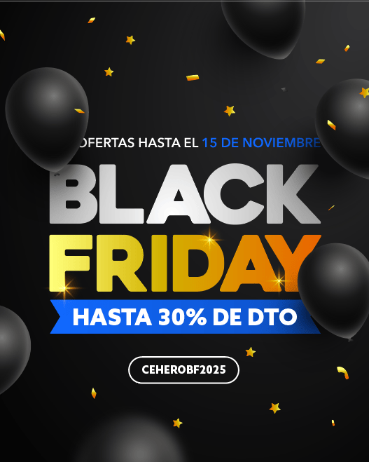 Banner de las ofertas del Black Friday en Consultoría EHERO, rebajando todo un 30%